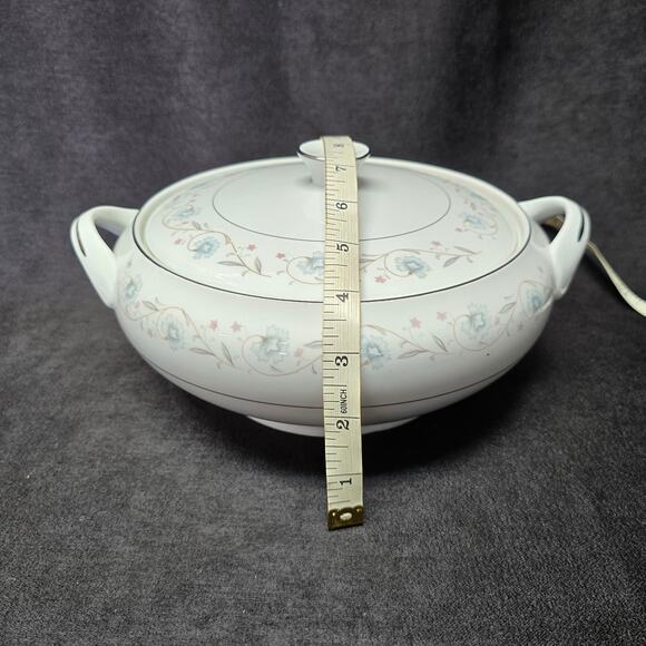 English Garden Fine China 1221 Covered Serving Soup / Vegetable Bowl & Lid - Picture 10 of 12